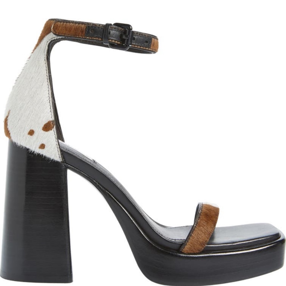Rag & Bone - Cow print chunk your heels - size: 38 NEW - never worn